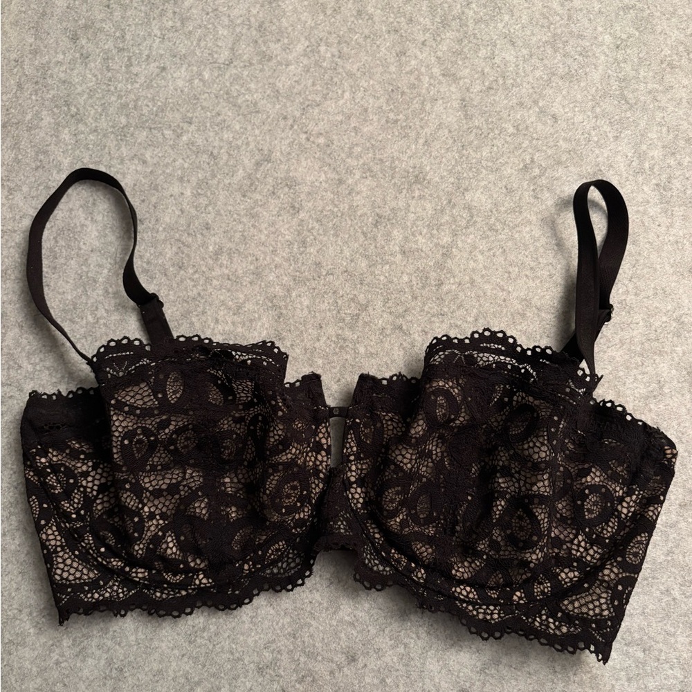 Frederick's of Hollywood Black Lace Bra